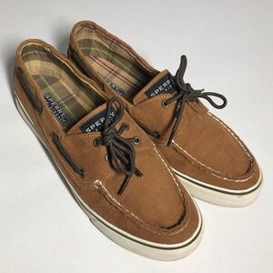 Sperry Boat Shoes - Chestnut Corduroy - Size 10